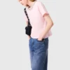 Short-sleeve jewel neck T-shirt Short-sleeve jewel neck T-shirt
