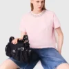 Short-sleeve jewel neck T-shirt Short-sleeve jewel neck T-shirt