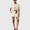 Short-sleeved cropped jacket Short-sleeved cropped jacket