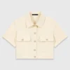 Short-sleeved cropped jacket Short-sleeved cropped jacket