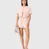 Short-sleeved tweed jacket Short-sleeved tweed jacket