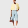 Short-sleeved tweed jacket Short-sleeved tweed jacket