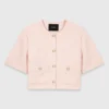 Short-sleeved tweed jacket Short-sleeved tweed jacket