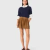 Short suede skirt Short suede skirt