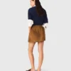 Short suede skirt Short suede skirt