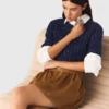Short suede skirt Short suede skirt