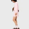 Short topstitched knit skirt Short topstitched knit skirt