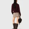 Short wool blend skirt Short wool blend skirt