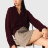 Short wool blend skirt Short wool blend skirt