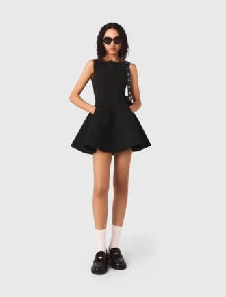 Skater dress with jewelled bows Skater dress with jewelled bows