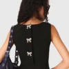 Skater dress with jewelled bows Skater dress with jewelled bows