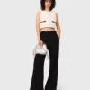 Sleeveless tweed lurex top Sleeveless tweed lurex top