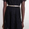 Slim belt with Clover buckle Slim belt with Clover buckle