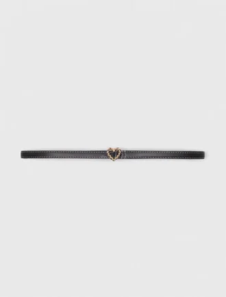 Slim heart belt