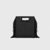 Smooth leather M bag with fringing Smooth leather M bag with fringing