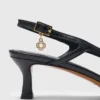 Smooth leather slingback pumps Smooth leather slingback pumps