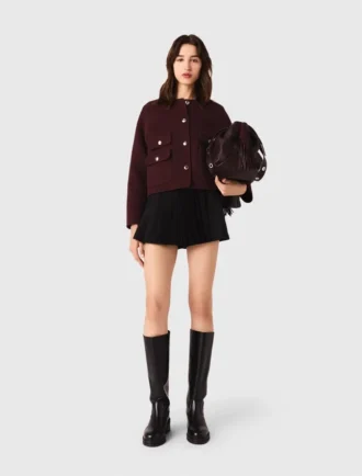 Straight-fit pleated shorts Straight-fit pleated shorts