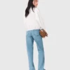 Straight jeans with chains
