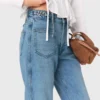 Straight jeans with chains