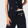 Straight-leg tweed trousers Straight-leg tweed trousers