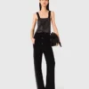 Strappy diamanté knit top Strappy diamanté knit top