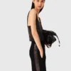 Strappy diamanté knit top Strappy diamanté knit top