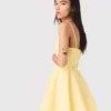 Strappy flared dress