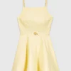 Strappy flared dress