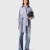 Striped bow shirt Striped bow shirt