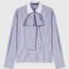 Striped bow shirt Striped bow shirt