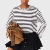 Striped long-sleeved T-shirt Striped long-sleeved T-shirt