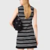 Striped mini crochet dress Striped mini crochet dress