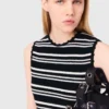 Striped mini crochet dress Striped mini crochet dress
