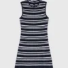 Striped mini crochet dress Striped mini crochet dress