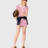 Striped polo dress