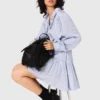 Studded flowing shirt dress Studded flowing shirt dress