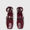 Studded leather Mary Jane flats Studded leather Mary Jane flats