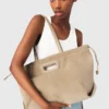 Suede Milpli tote bag