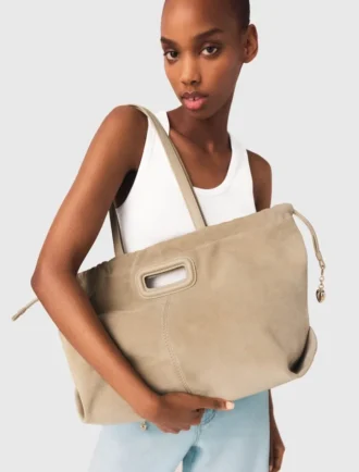 Suede Milpli tote bag Suede Milpli tote bag