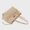 Suede Milpli tote bag