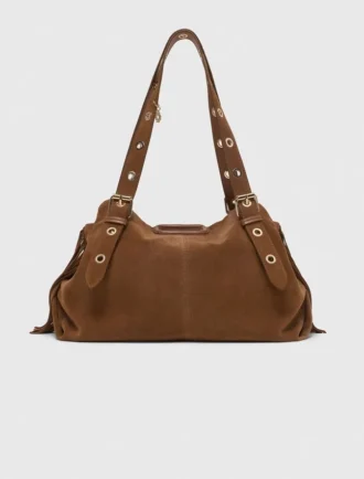 Suede Miss M XL bag