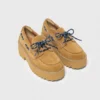 Suede platform boat shoes Suede platform boat shoes