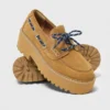 Suede platform boat shoes Suede platform boat shoes