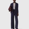 Suit jacket with pleated back Suit jacket with pleated back