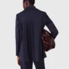 Suit jacket with pleated back Suit jacket with pleated back
