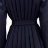 Suit jacket with pleated back Suit jacket with pleated back