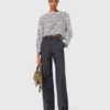 Suit trousers with chain detail
