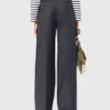 Suit trousers with chain detail