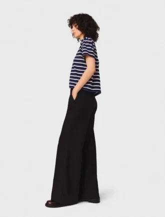 Suit trousers with pintucks