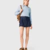 Sweater with jeweled bows on back Sweater with jeweled bows on back